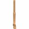 Ekena Millwork Alberta Smooth Timber Gable Bracket, Western Red Cedar, 84"W x 53"H x 3 1/2"D x 3 1/2"F, 15/12 Pitch GBW084X53X0404ALB00SWR - alternate 3